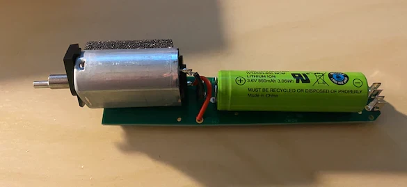 Kretskort med batteri till Jaguar J-cut 30