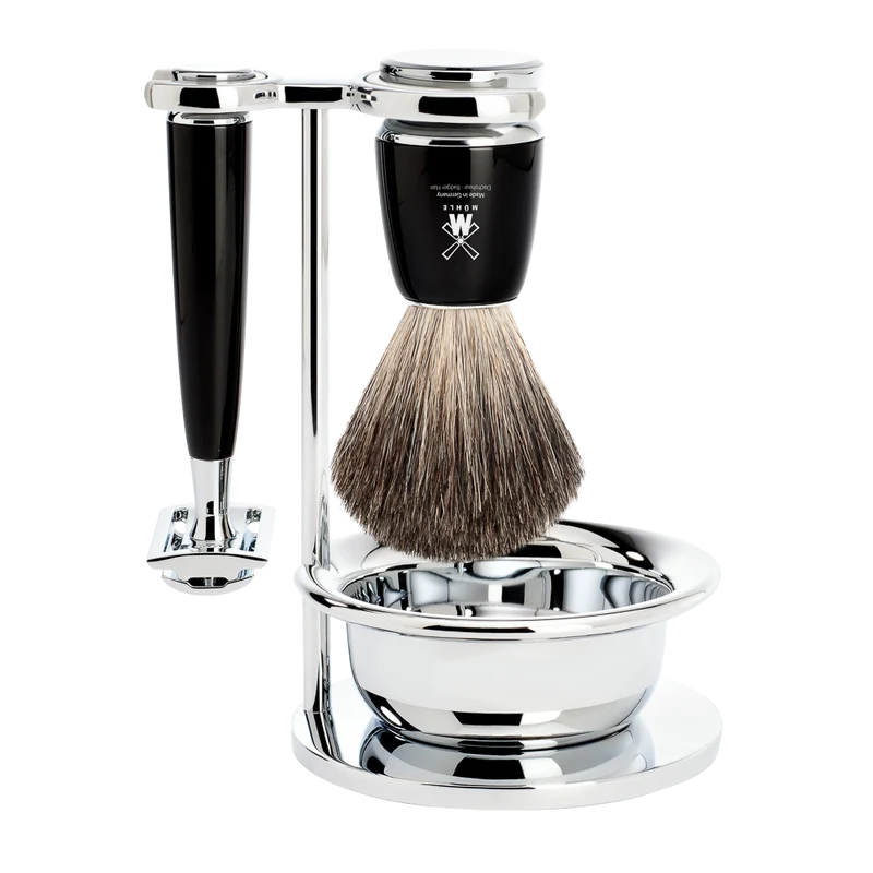 Mühle safety razor set resin black