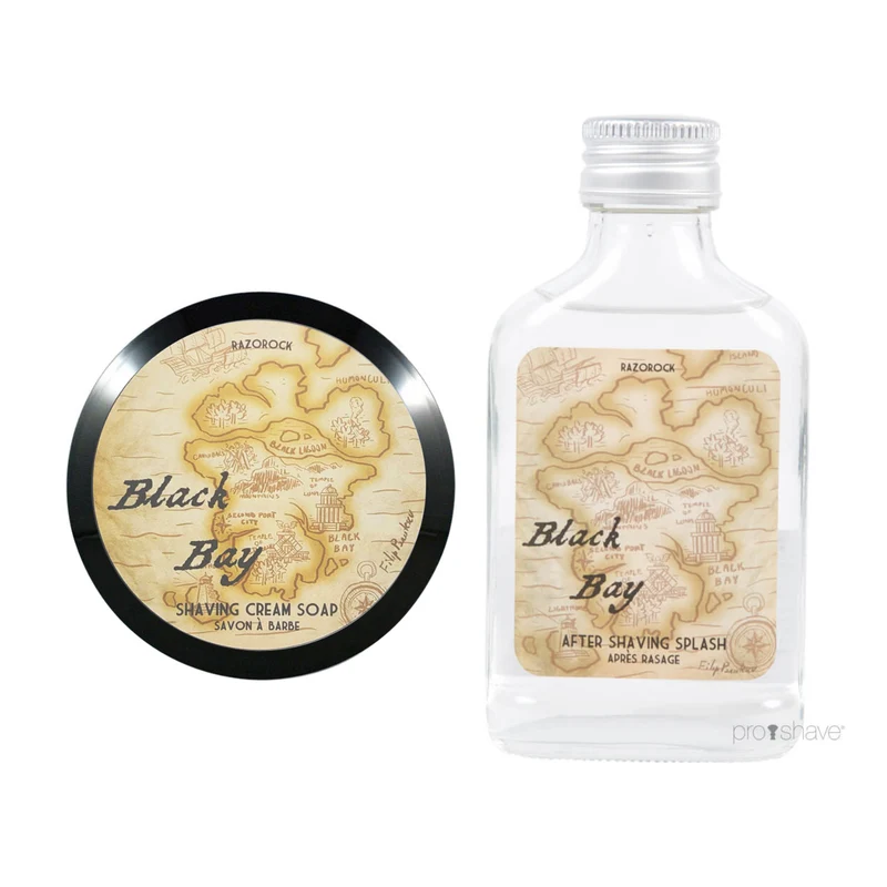 Black Bay-set, raktvål och Aftershave