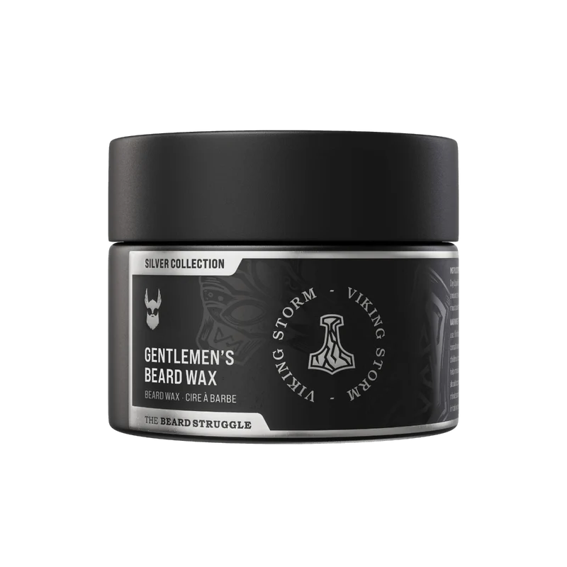 Clear Mustache Wax for a Natural Hold