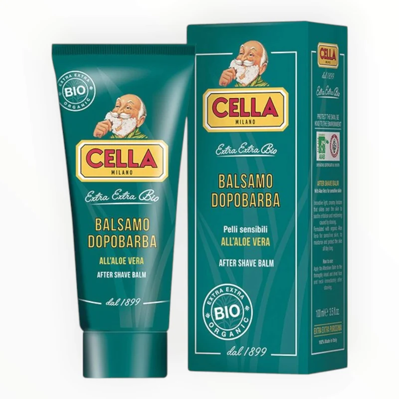 Aftershave Balm, alkoholfri, Aloe Vera, 100 ml.