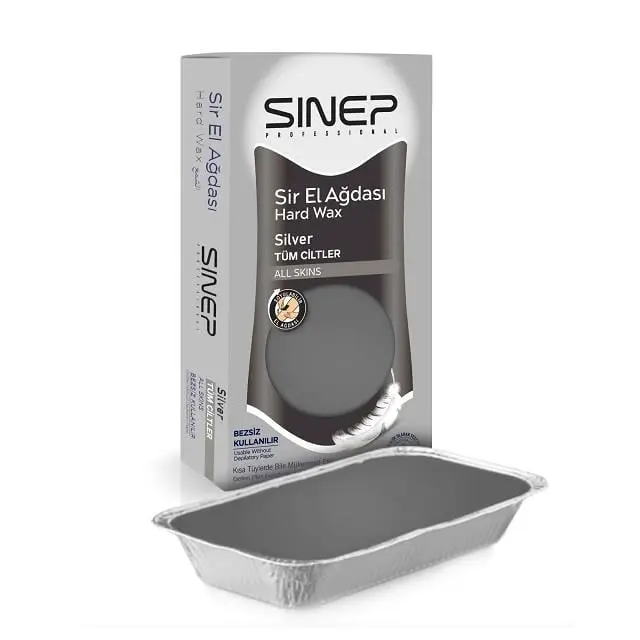 Sinep Professionell Hårdvax – Silver 400 g