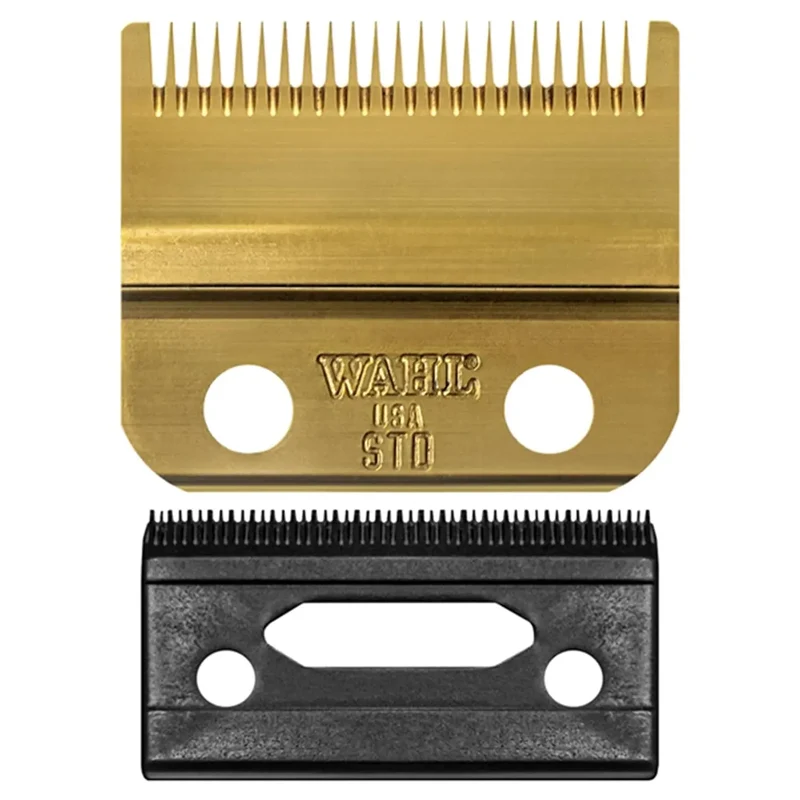 Wahl Professional Stagger Tooth Gold Blade Set DLC Titanium
