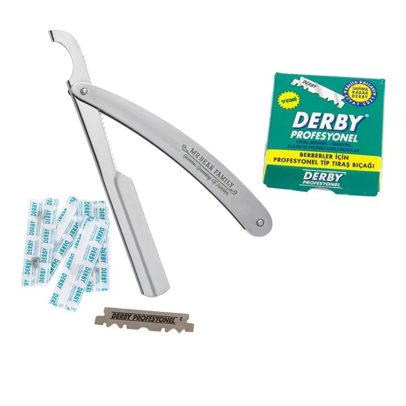 Set med Rakkniv + 100 Derby-blad