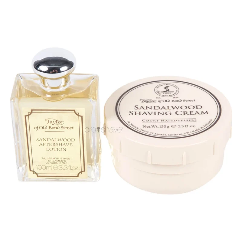 Sandalwood Set, Rakkräm och Aftershave