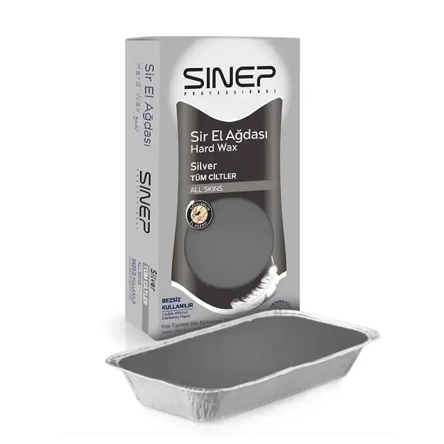 Sinep Professionell Hårdvax – Silver 400 g