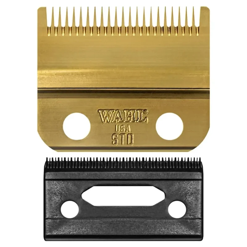 Wahl Professional Stagger Tooth Gold Blade Set DLC Titanium