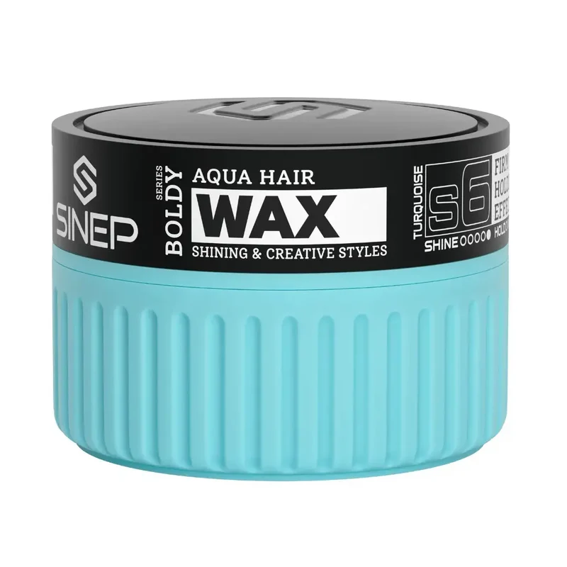 Sinep S6 Aqua Boldy Turquoise Hårvax – 150 ml