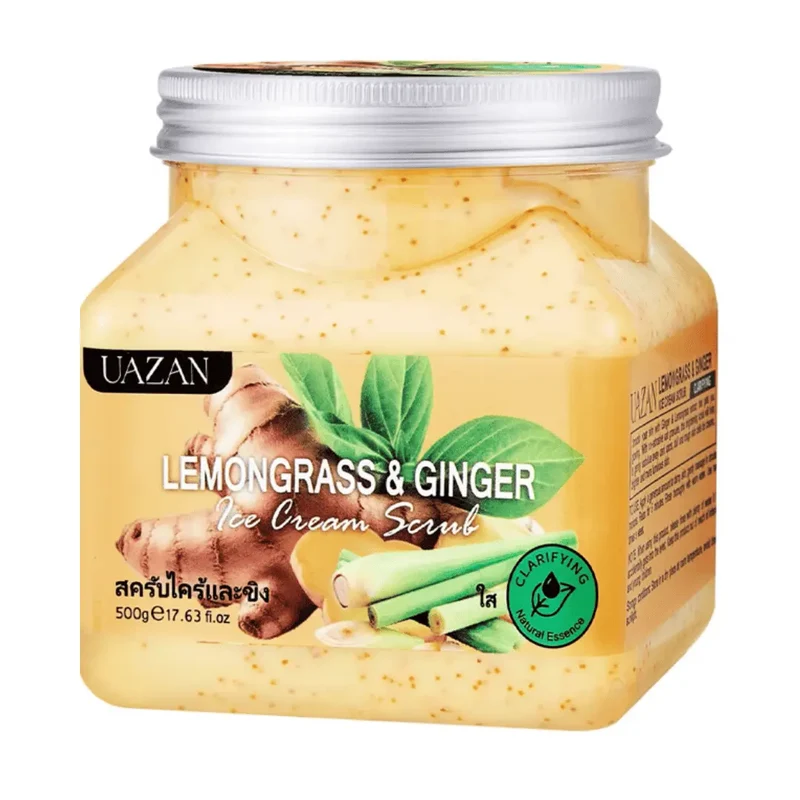 Organic Lemongrass & Ginger Face & Body Scrub