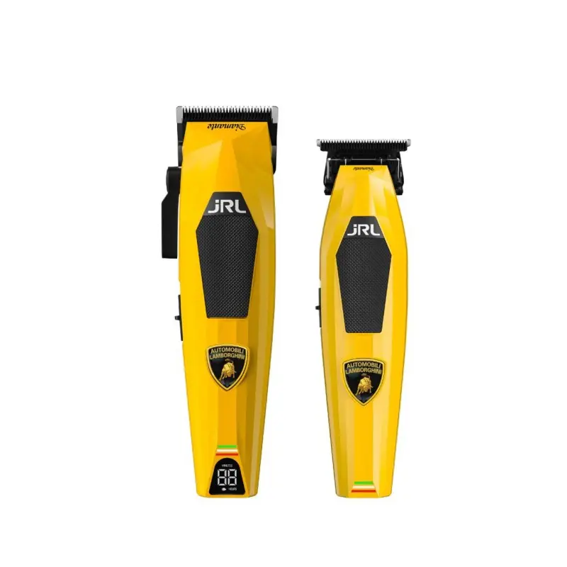 JRL Professional X Lamborghini Diamante Cordless Clipper and Trimmer Combo Yellow