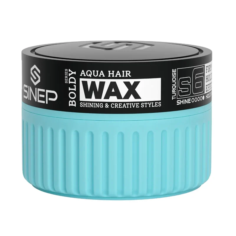 Sinep S6 Aqua Boldy Turquoise Hårvax – 150 ml