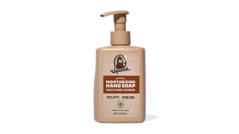 Wood Barrel Bourbon Hand Soap