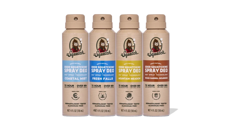 Spray Deodorant 4-Pack