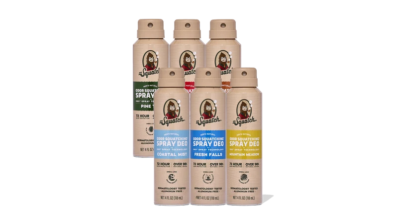 Spray Deodorant 6-Pack