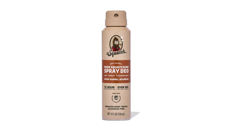 Wood Barrel Bourbon Spray Deodorant