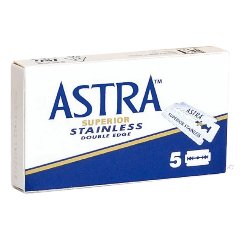 Superior Stainless Blue Rakblad, 2x5 st (10 st)