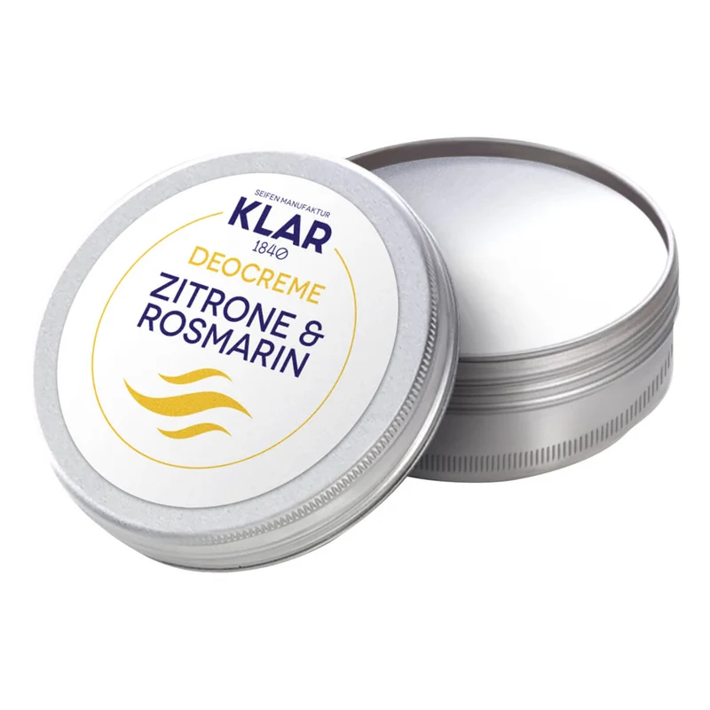 Deodorant Cream, Lemon & Rosemary, 65 ml