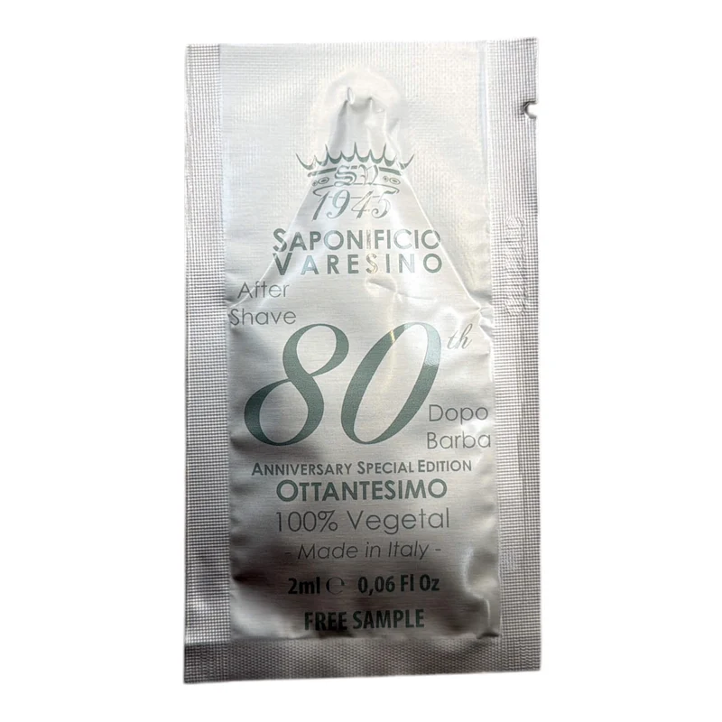 Aftershave, 80th Anniversary, PROVER, 2 ml.