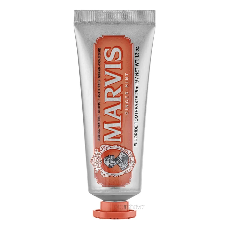 Ginger Mint tandkräm, Resestorlekar, 25 ml.
