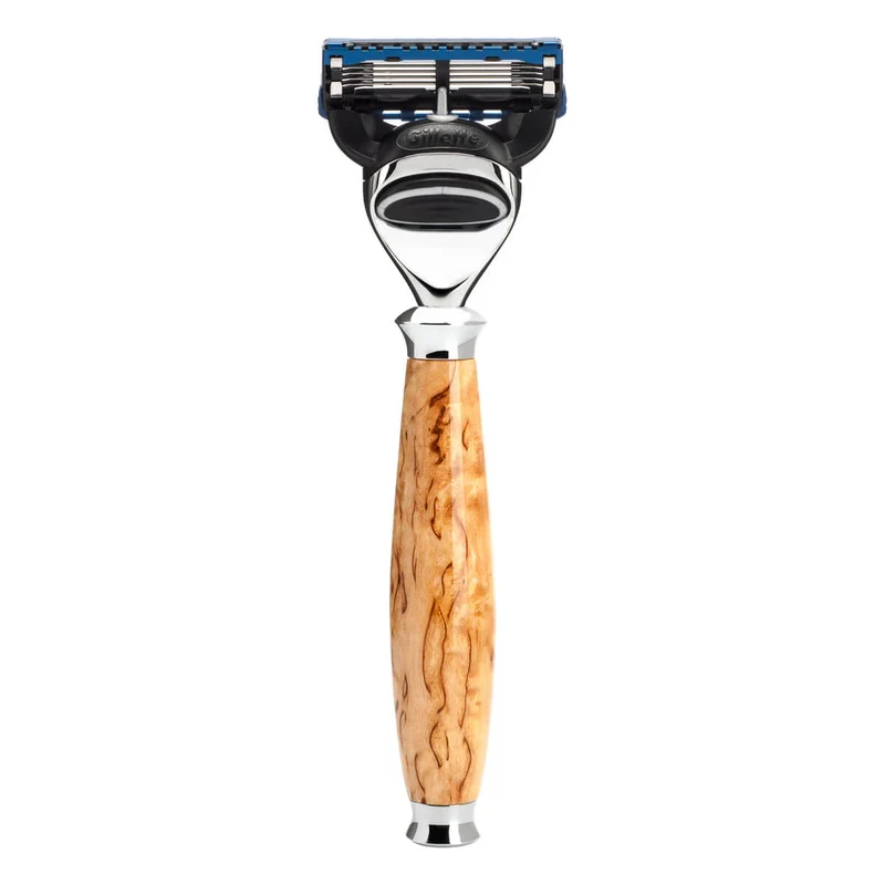 Gillette Fusion Säkerhetshyvel, Purist, Karelian Burl Birch