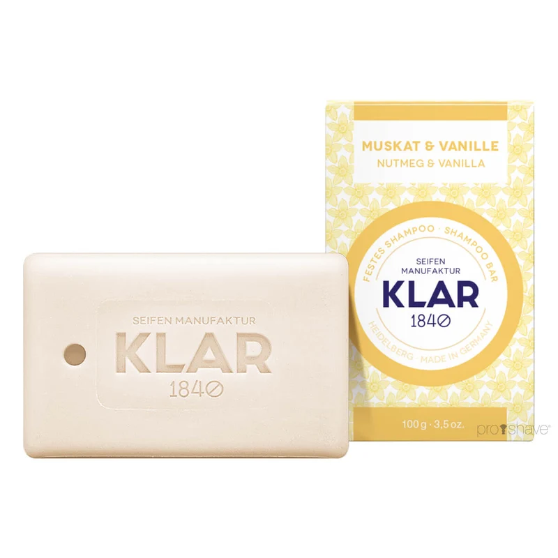Schampo Bar, Muskotnöt & Vanilj, 100 gr.