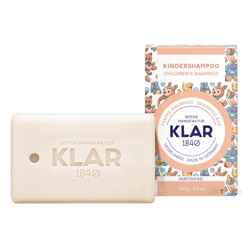 Schampo för Barn, Doftfri, Fast tvål, 100 gr.
