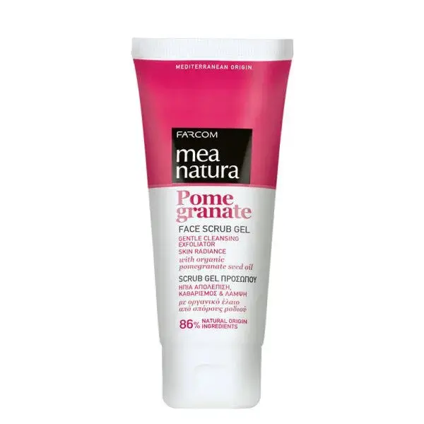Mea Natura Pomegranate Face Scrub Gel – Ansiktsskrubb 100 ml