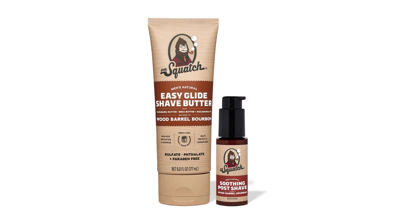 Wood Barrel Bourbon Smooth Shave Bundle