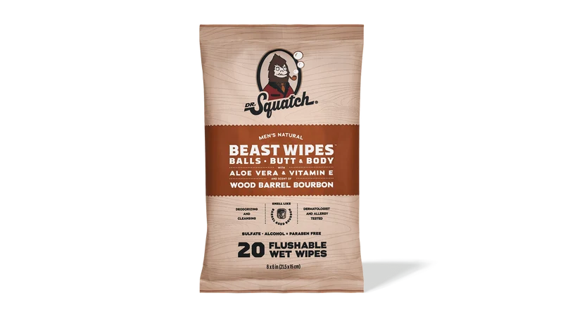 Wood Barrel Bourbon Wipes