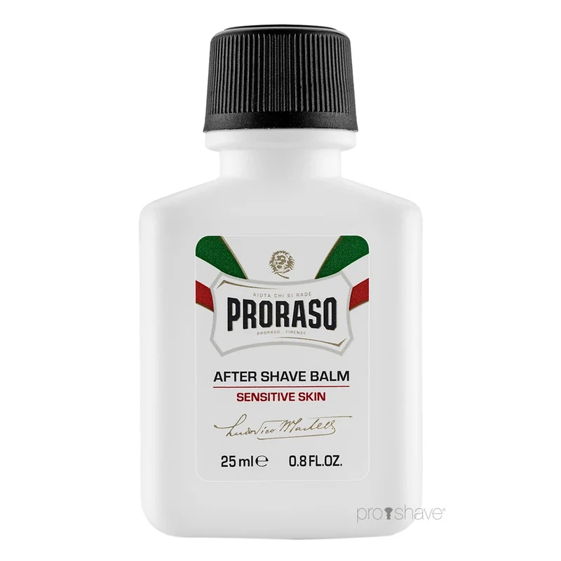 Aftershave Balm - Sensitive, Grönt te & havre, Resestorlekar, 25 ml.
