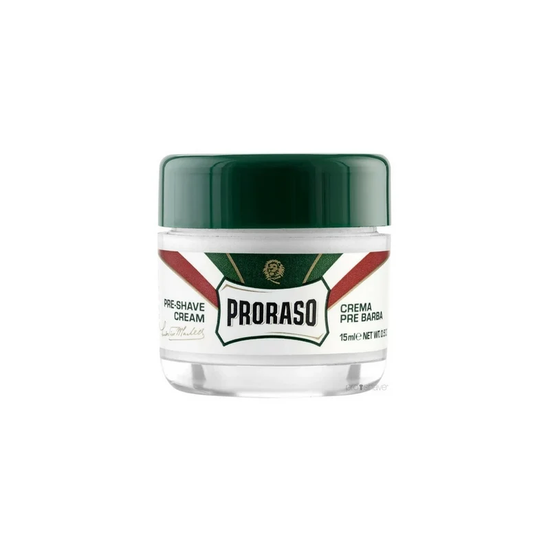 Pre-shave Cream - Refresh, Eucalyptus & Menthol, Resestorlekar 15 ml.
