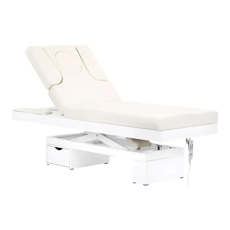 Spa cosmetic bed azzurro glowing white heated
