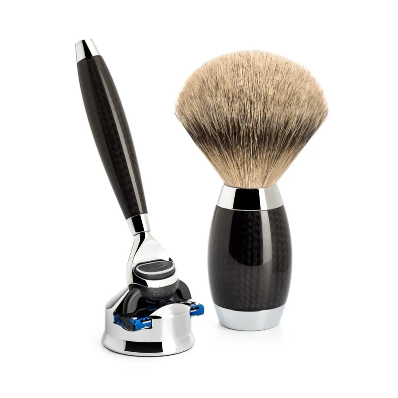 Edition No. 1, Rakset med Rakhyvel, Rakborste och Rakhållare, Carbon