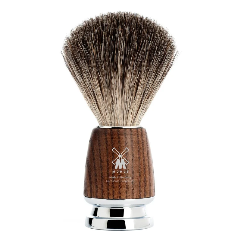 Pure Badger Rakborste, 21 mm, Rytmo, Ask