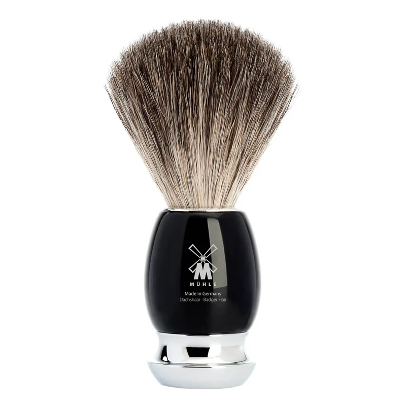 Pure Badger Rakborste, 21 mm, Vivo, Svart harts