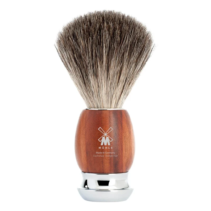 Pure Badger Rakborste, 21 mm, Vivo, Plommonträ