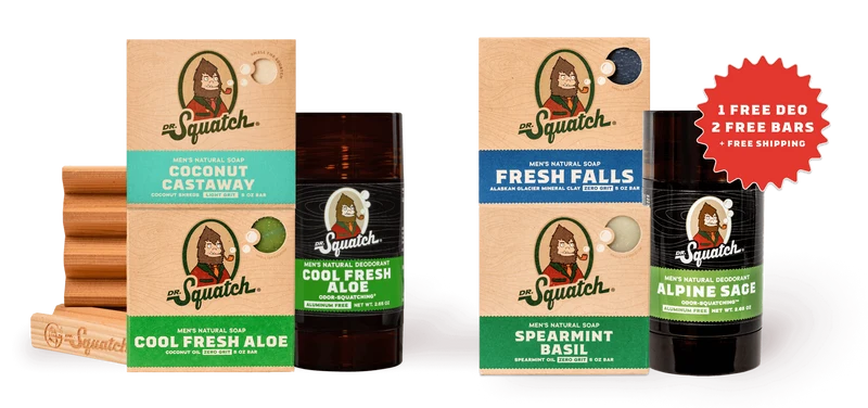 Deodorant & Soap Starter Set