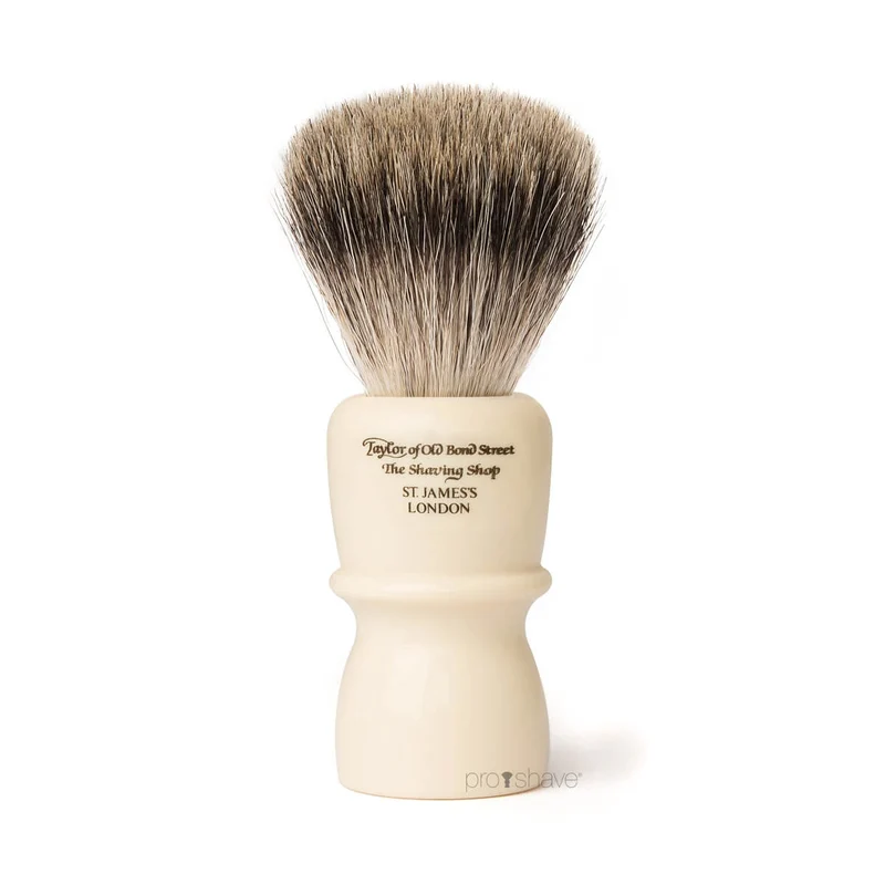 Rakborste, Pure Badger, Classic, XL, Tall, Ivory