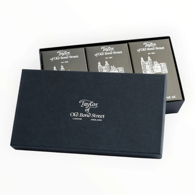 Presentset med badtvål, Eton College, 3 delar.