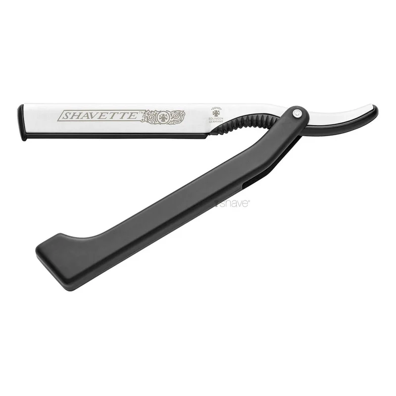 Shavette, aluminium, svart