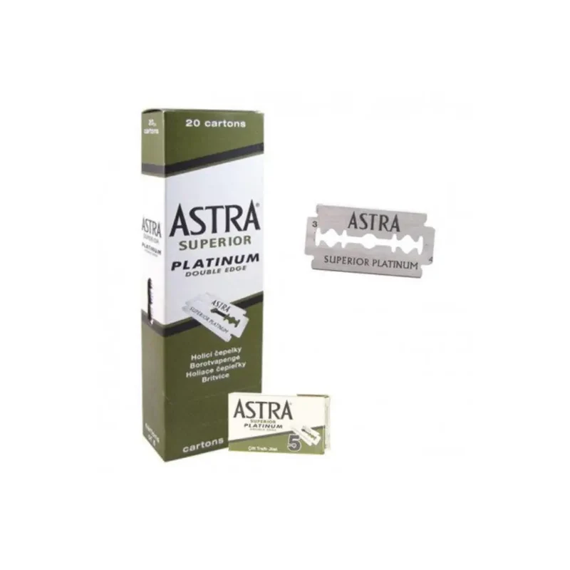 Astra Superior Platinum Dubbeleggade Rakblad