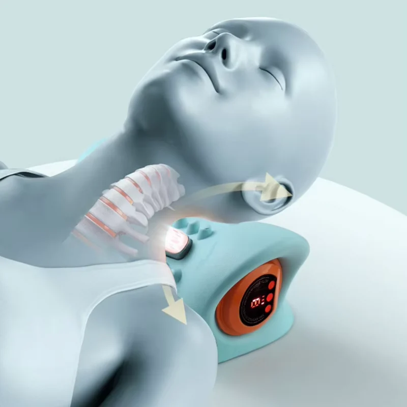 Nakkemassagepude med Vibrationsfunktion til Ultimativ Afslapning