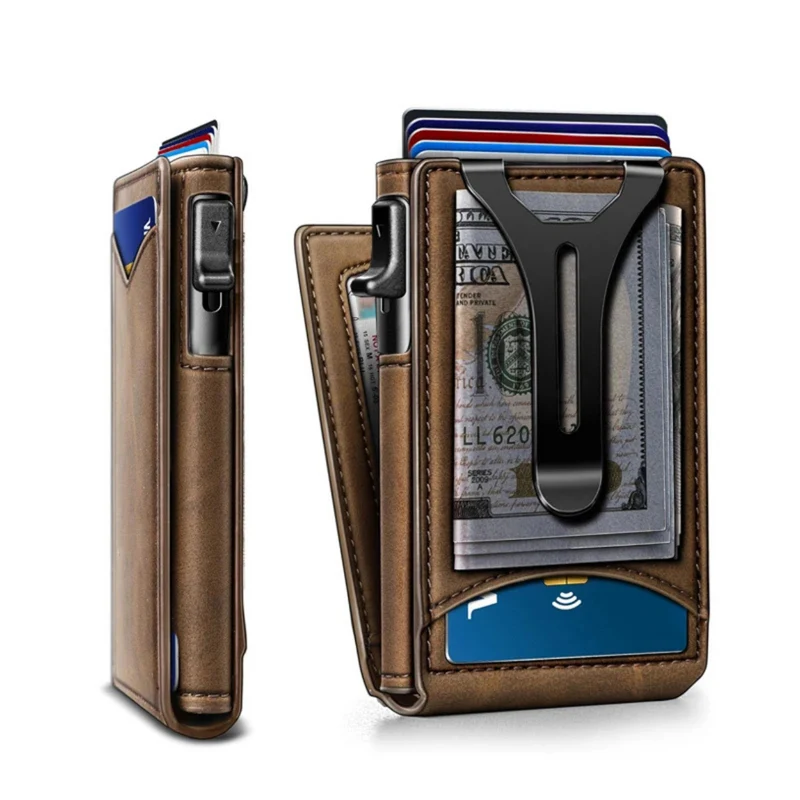 Elegante Aluminium Wallet med RFID Beskyttelse