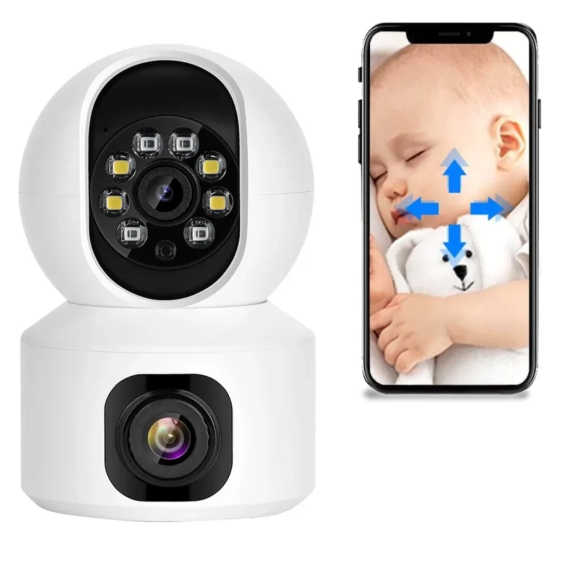 Smart Babyalarm med 360° Overvågning og 2K HD