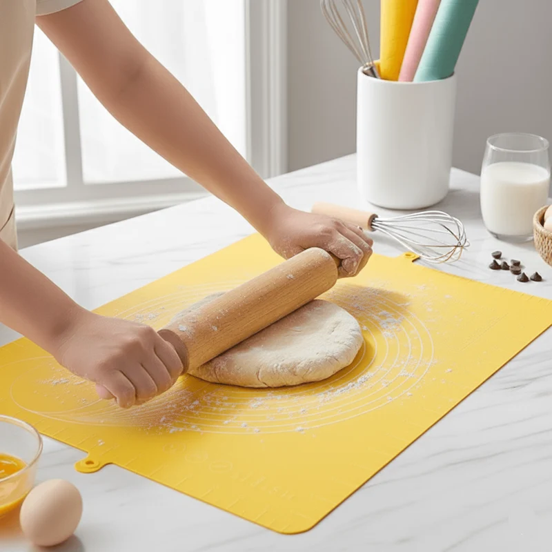 Stor Silikone Bagemåtte - Non-Stick og Varmebestandig