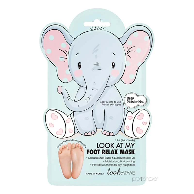 Fotavslappnande mask