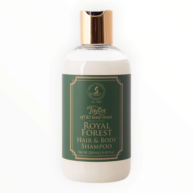 Hår- och kroppsschampo, Royal Forest, 250 ml.