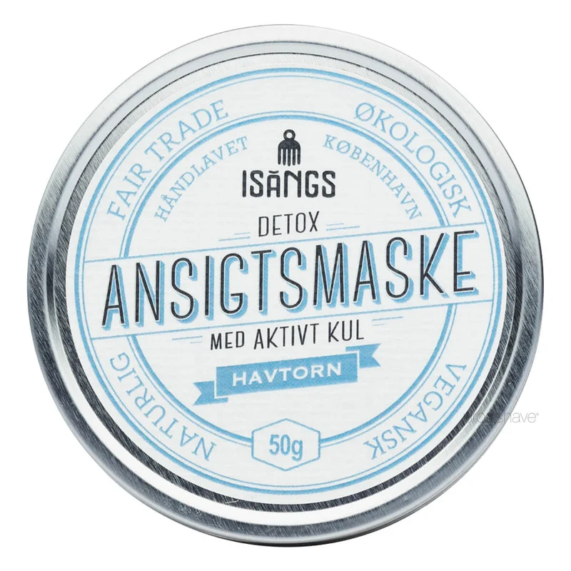 Ansiktsmask Detox, doftfri, 50 gr.