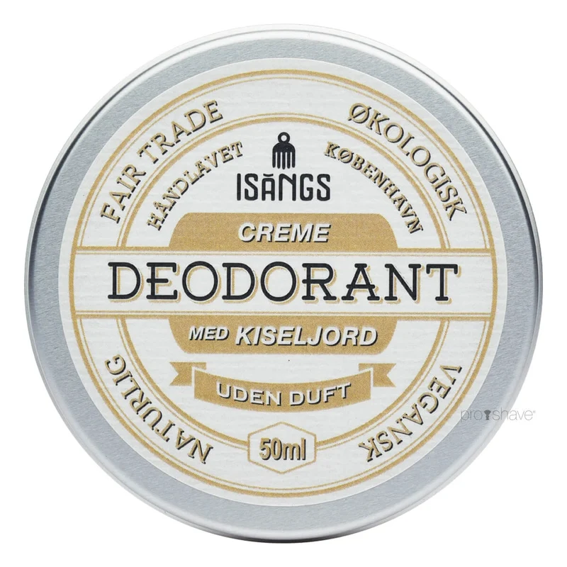 Kräm Deodorant med kiseldioxid, oparfymerad, 50 ml.