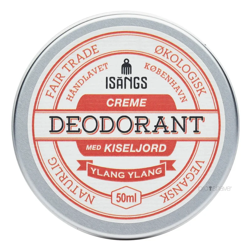 Krämig Deodorant med kiseldioxid, Ylang Ylang, 50 ml.